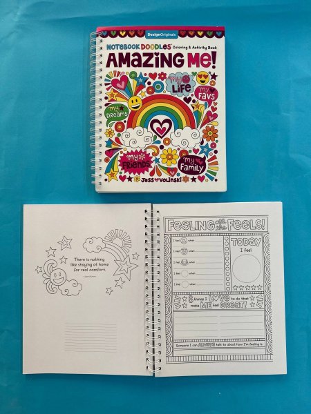 DesignOriginals NOTEBOOK DOODLES Coloring & Activity Book AMAZİNG Me!