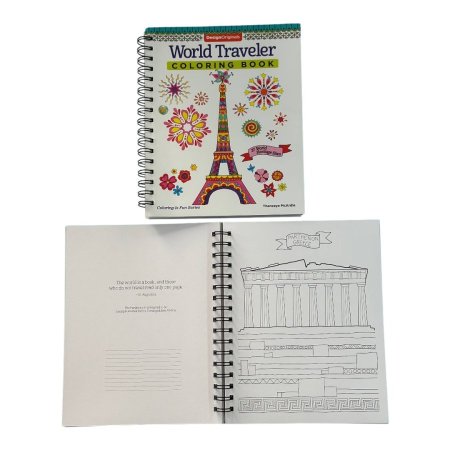 DesignOriginals World Traveler COLORING BOOK